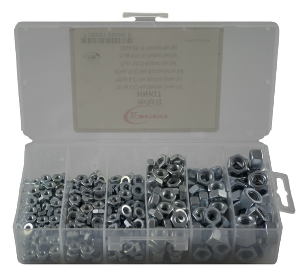 HNKIT HEX NUT ASSORTMENT VARIOUS SIZES